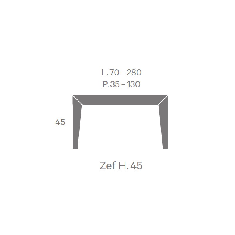 Zef Square Coffee Table  - Matiere Grise 