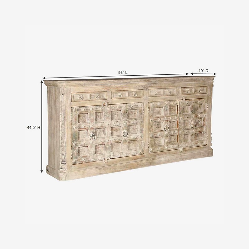 Rustic Sideboard Cabinet  - Furniture BoutiQ 