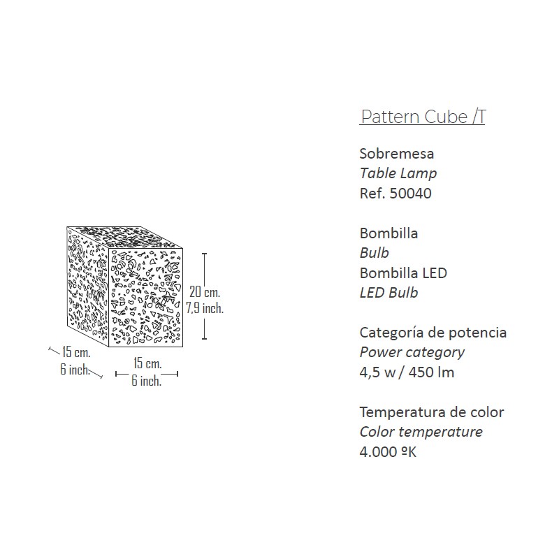 Pattern Cube T  - Boheme Design 