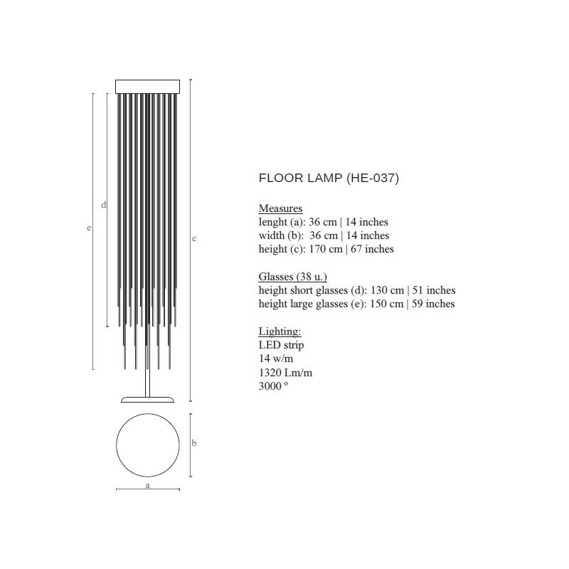 White Romance Floor Lamp  - Boheme Design 