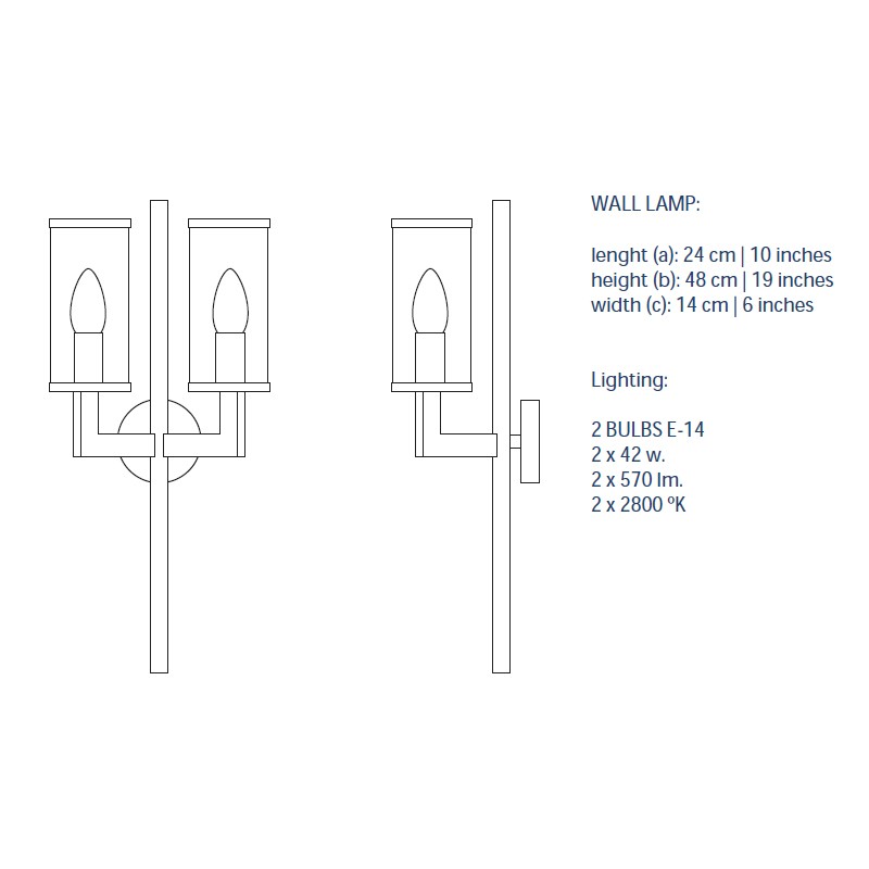 Cracked Glass Wall Lamp  - Boheme Design 