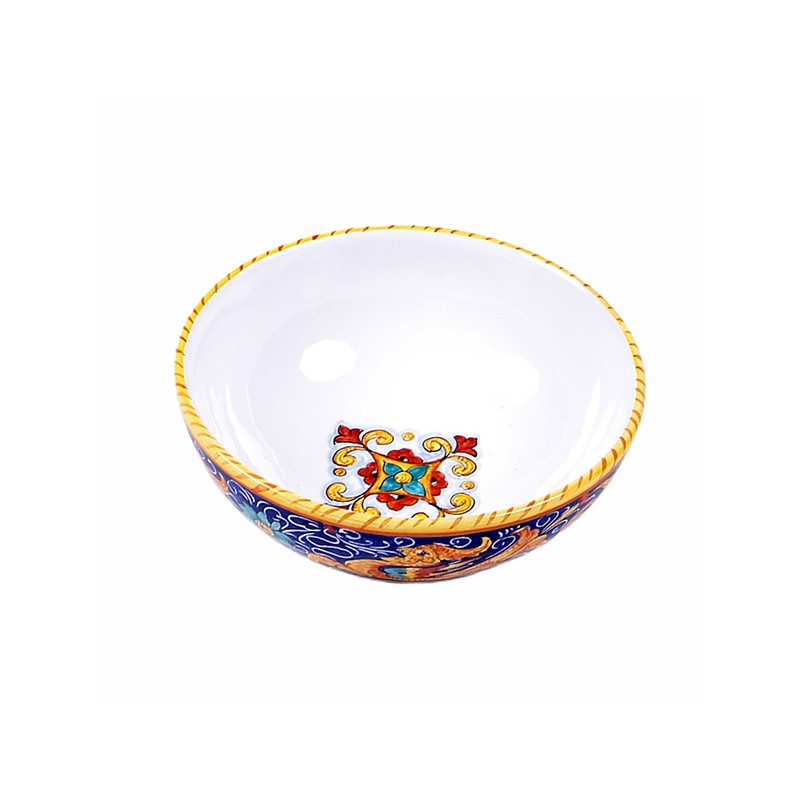 Cereal Bowl - Decor Raffaellesco Fondo Blu 01a Antica Deruta
