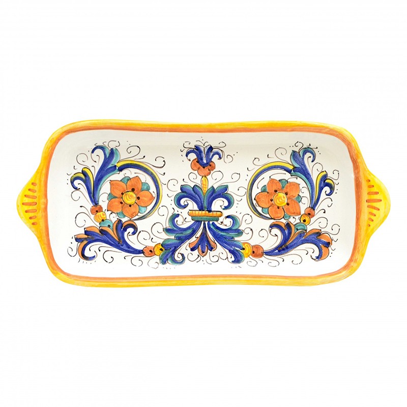 Set Oil Vinegar With Tray - Decor Ricco Deruta Antica Deruta