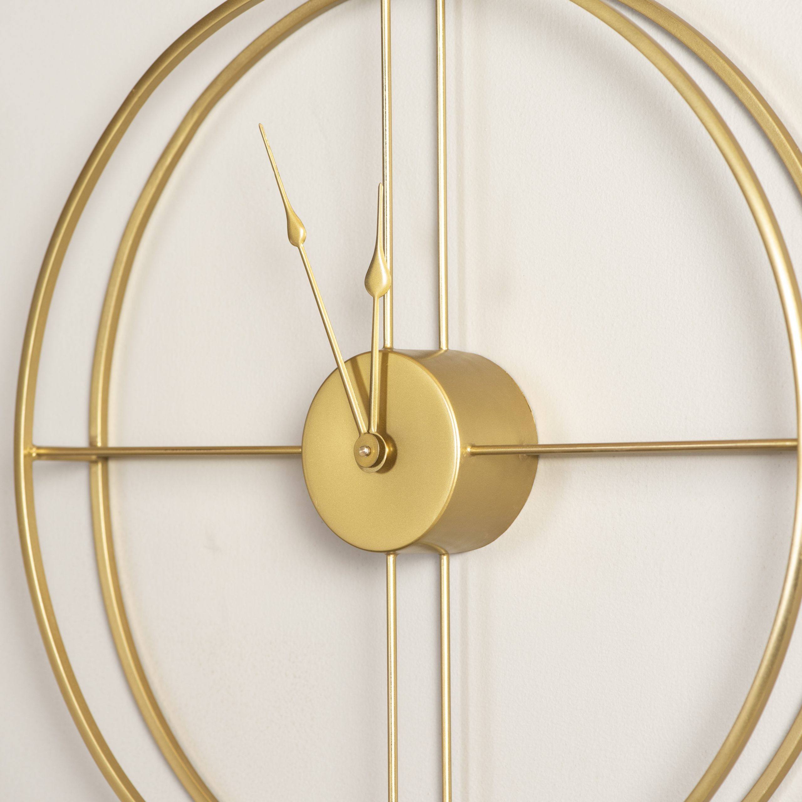 Celina Double Rim Gold Wall Clock  - The Decor Remedy 