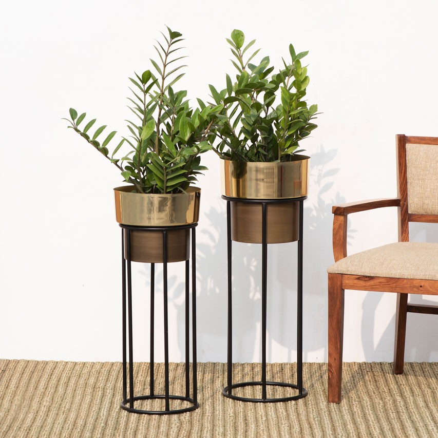 Dual Tone Planter Set of 2 The Decor Remedy