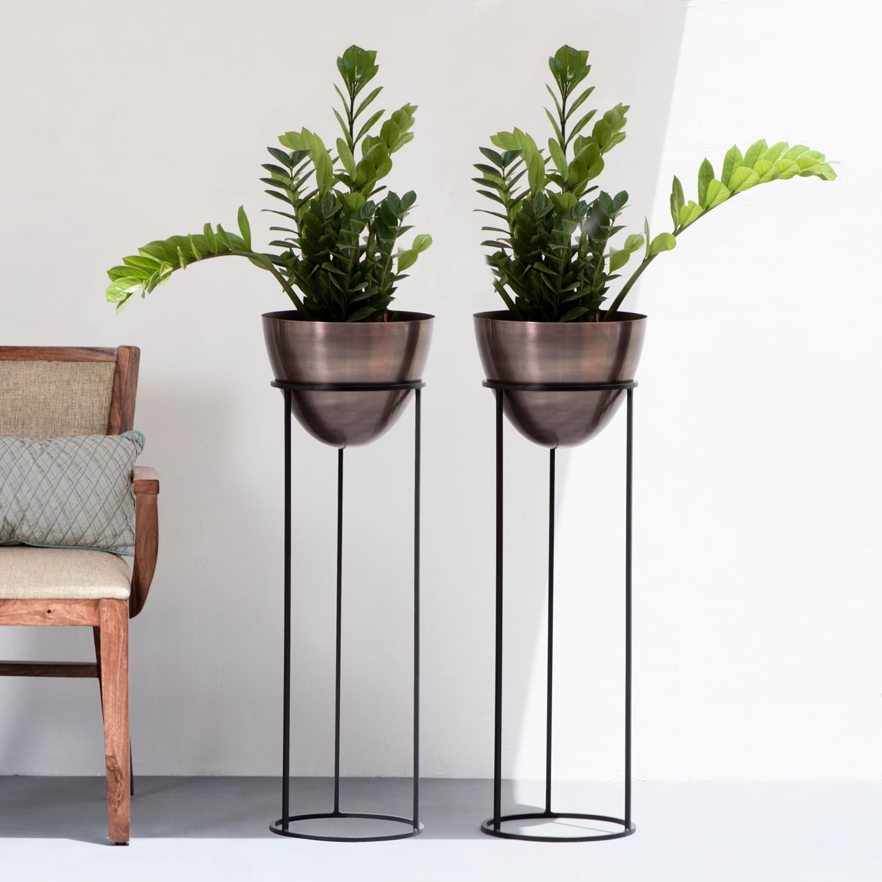 Ovate Set of 2 Antique Copper & Black XL Same Size The Decor Remedy