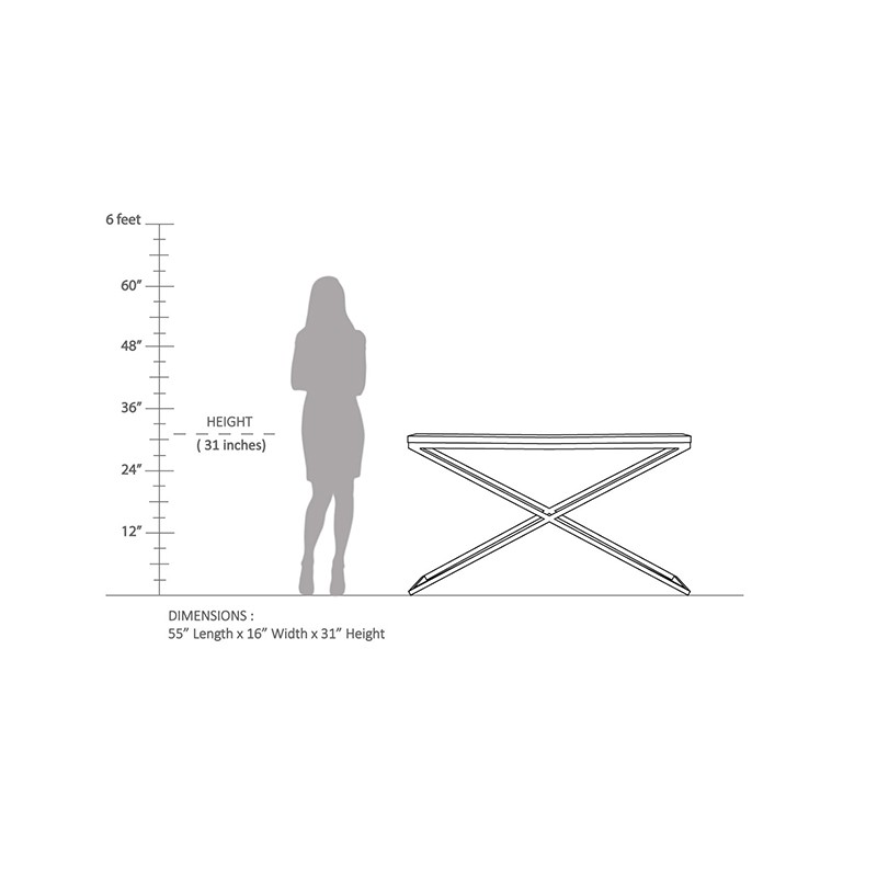 Palatine Console Table  - Claymint 