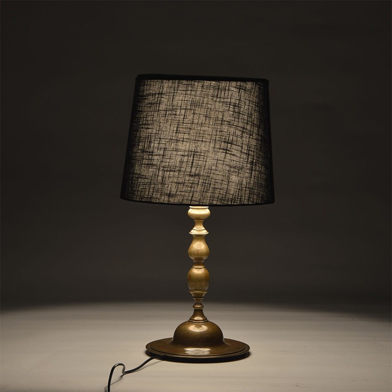 Alter Table Lamp Base With Lamp Shade Drum Lid Anantaya