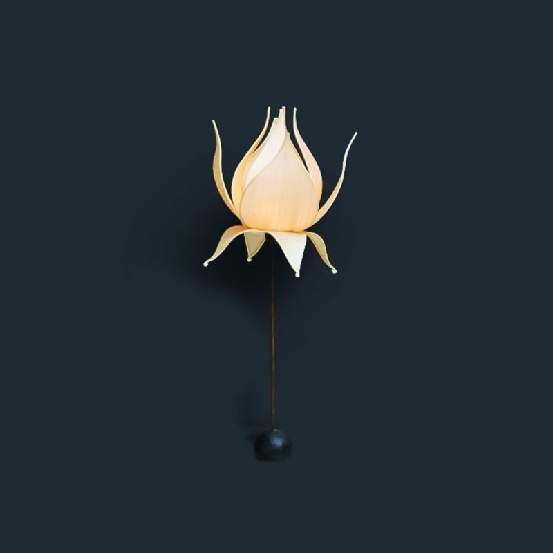 Ci Table Lamp Base With Lotus Lampshade S Anantaya