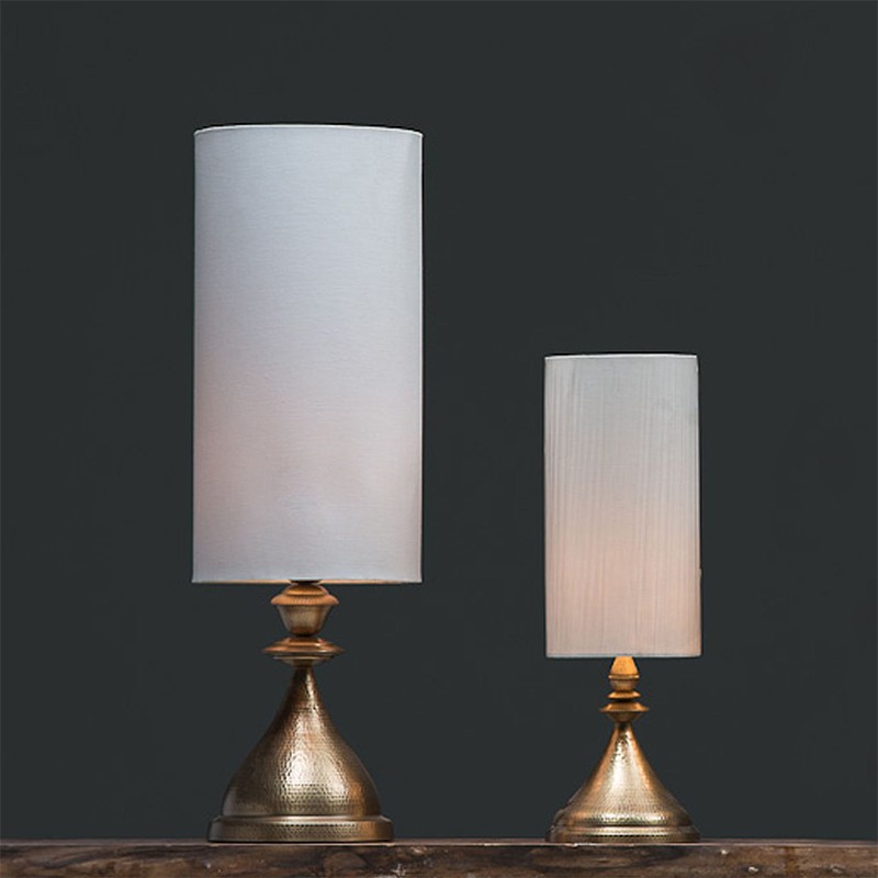 Kalash Lamp M Base With Lamp Shade Cyl Anantaya
