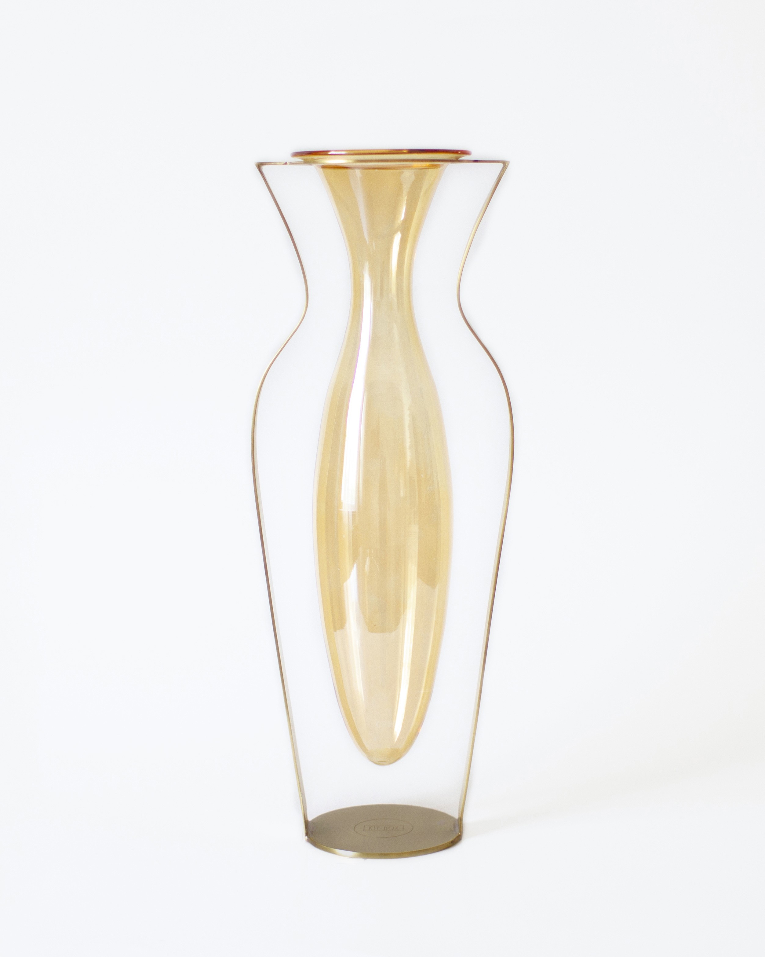 Droplet Tall Vase - Honey Kitbox Design