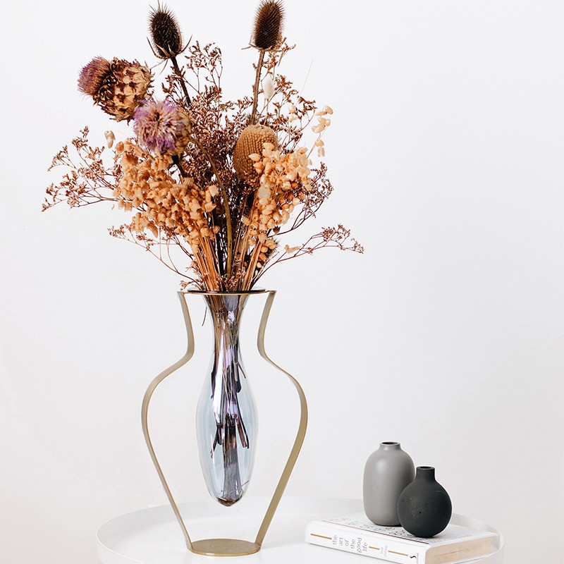 Droplet Wide Vase - Aqua Kitbox Design