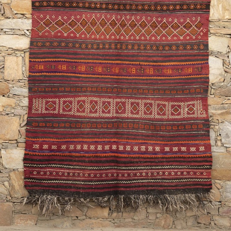 Kilim Rug Afghan Sao 3733x1270 Anantaya