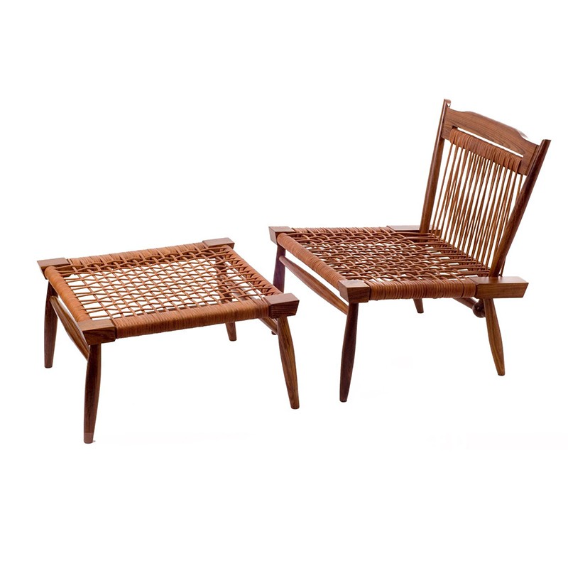 Leather Strap Lounge Chair Anantaya