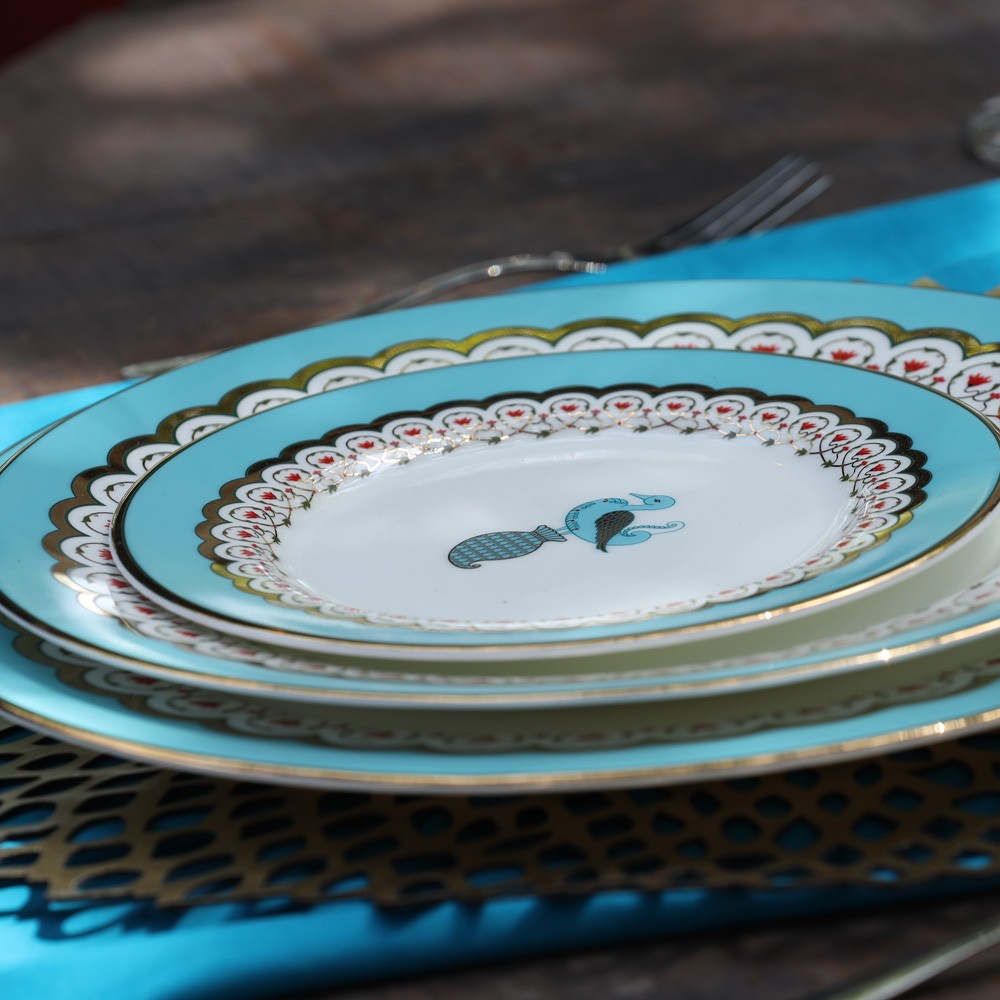 Dasara Dinner Plate(Set Of 2) Kaunteya