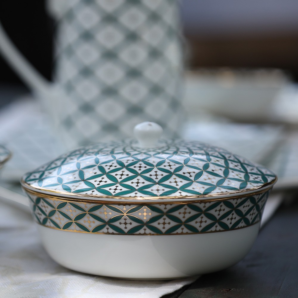 Jyamiti Serving Bowl With Lid 2 Portion Kaunteya