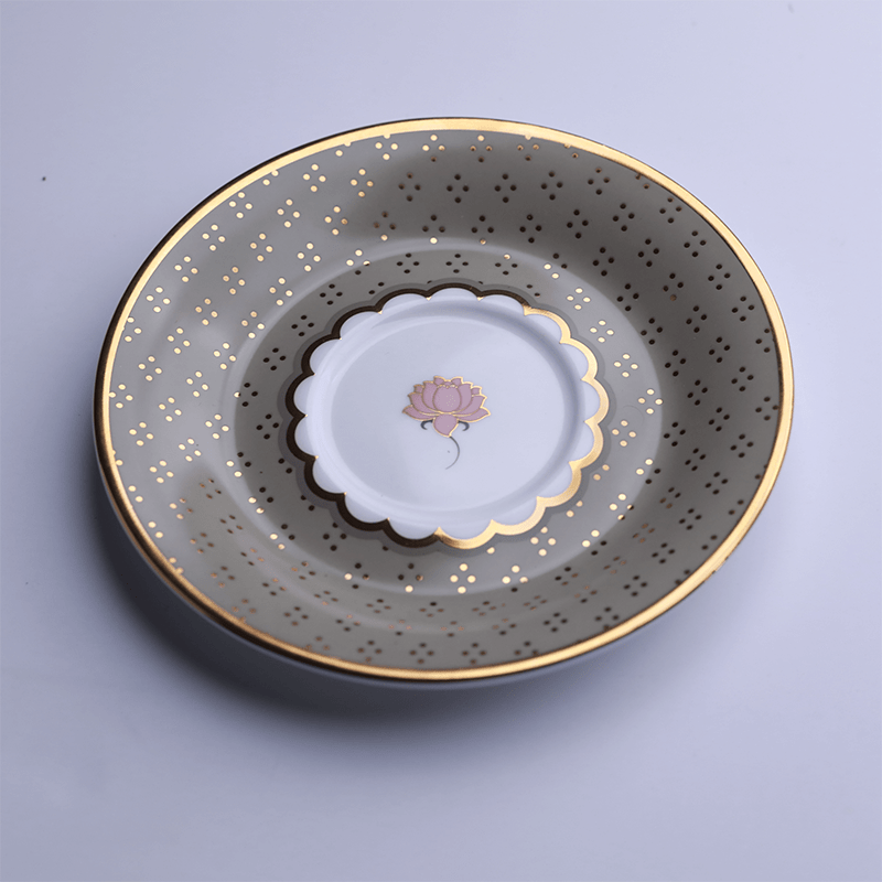 Pichwai Tea Cup Saucer(Set Of 2)  - Kaunteya 