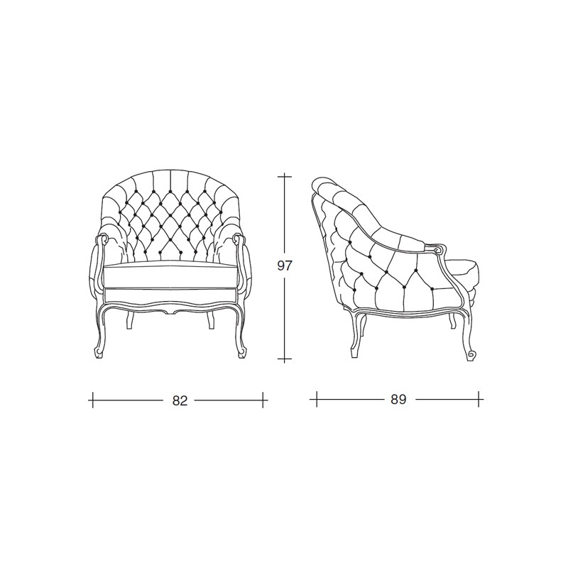 Elegance Armchair  - Vismara 