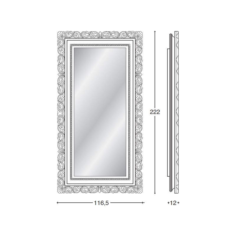 Frame 214 Baroque Mirror  - Vismara 