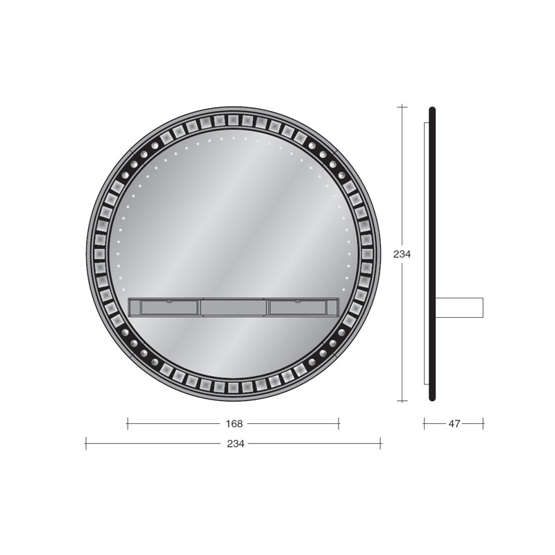 Star Gate Big Mirror Piramid  - Vismara 