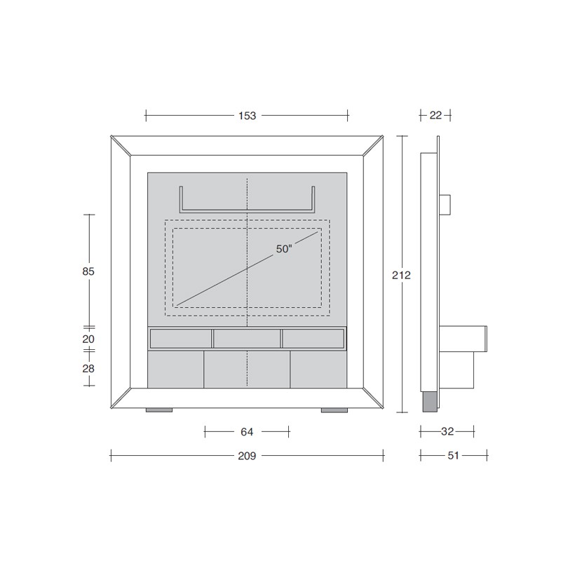 The Frame Home Cinema Modern  - Vismara 