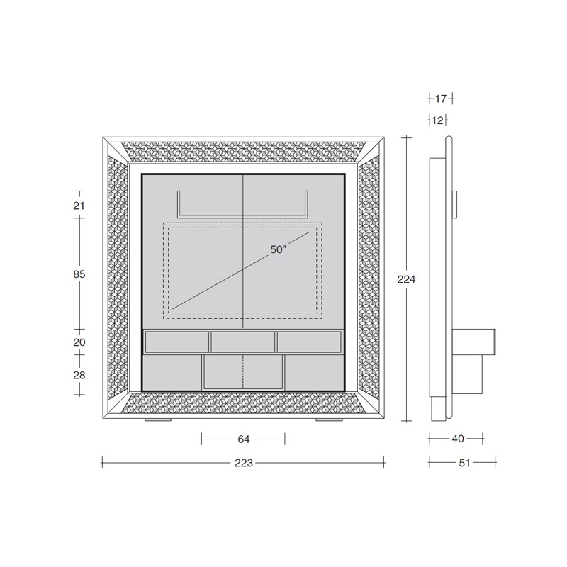 The Frame Home Cinema Mosaik  - Vismara 