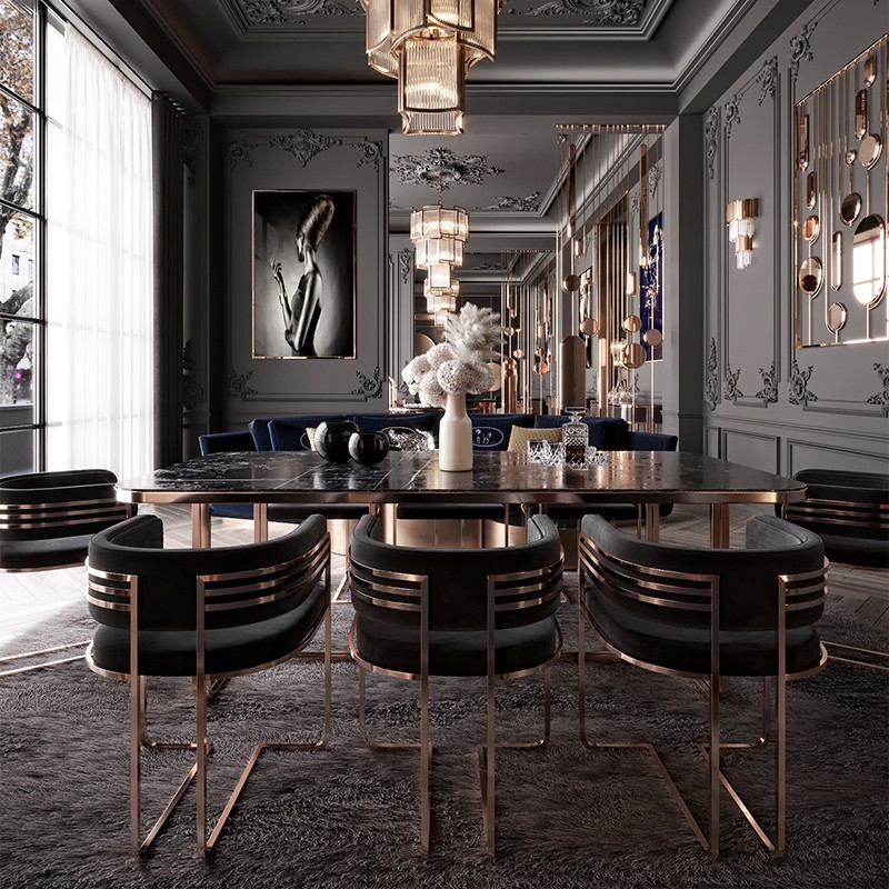 Diego Dining Zebrano
