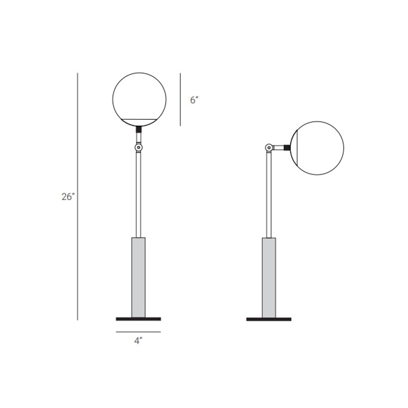 Fly Desk Lamp One  - Lamp Shaper 