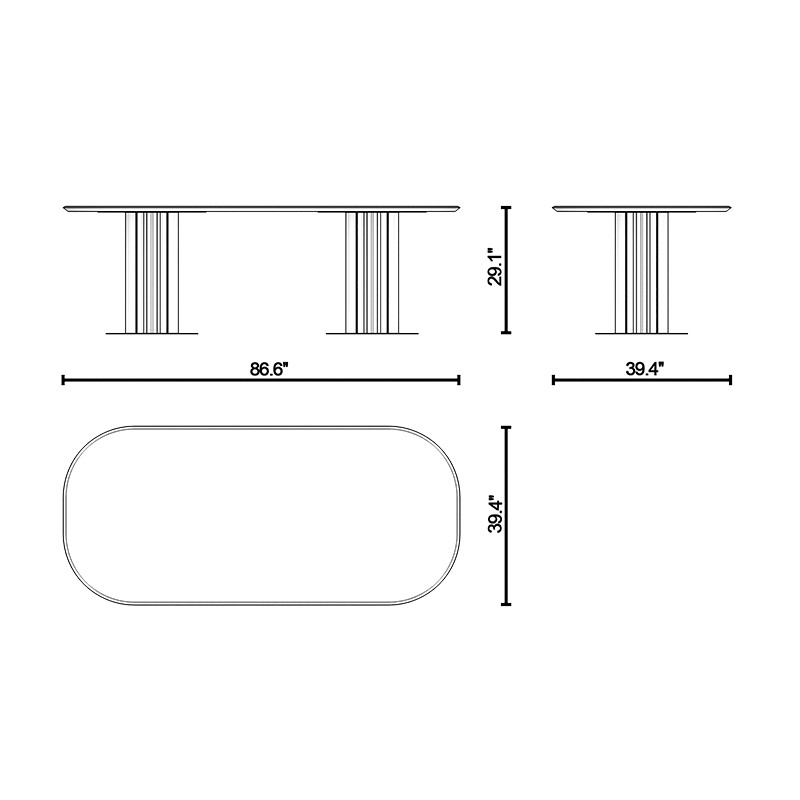 Recalled Dining Table  - Lagu 