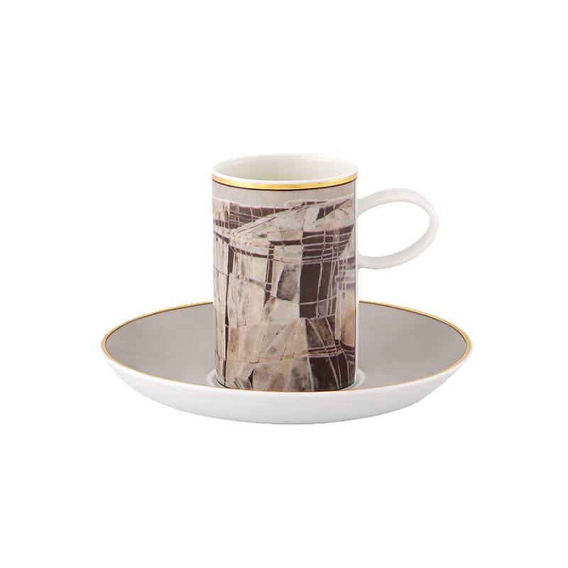 Afrika Set 4 Coffee Cups And Saucers Vista Alegre