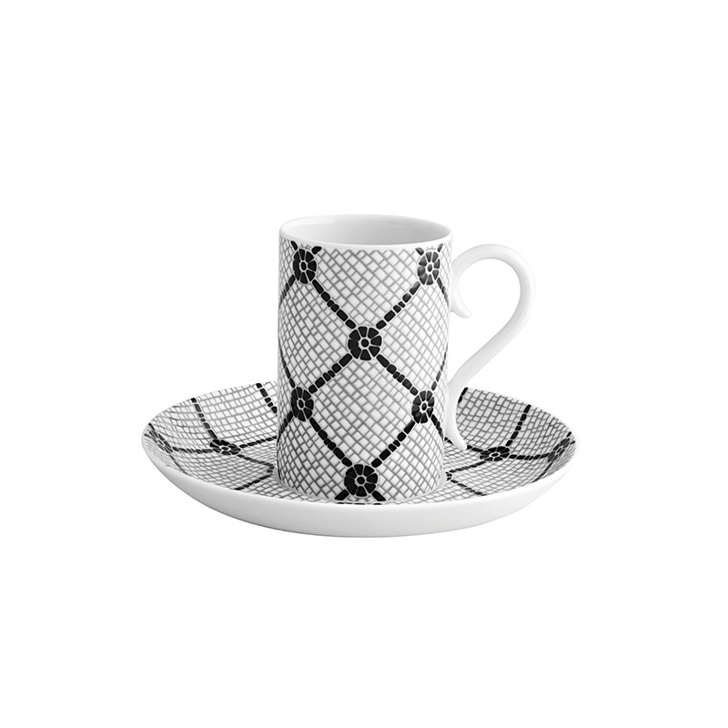 Calcada Portuguesa Set 4 Coffee Cups & Saucers Vista Alegre