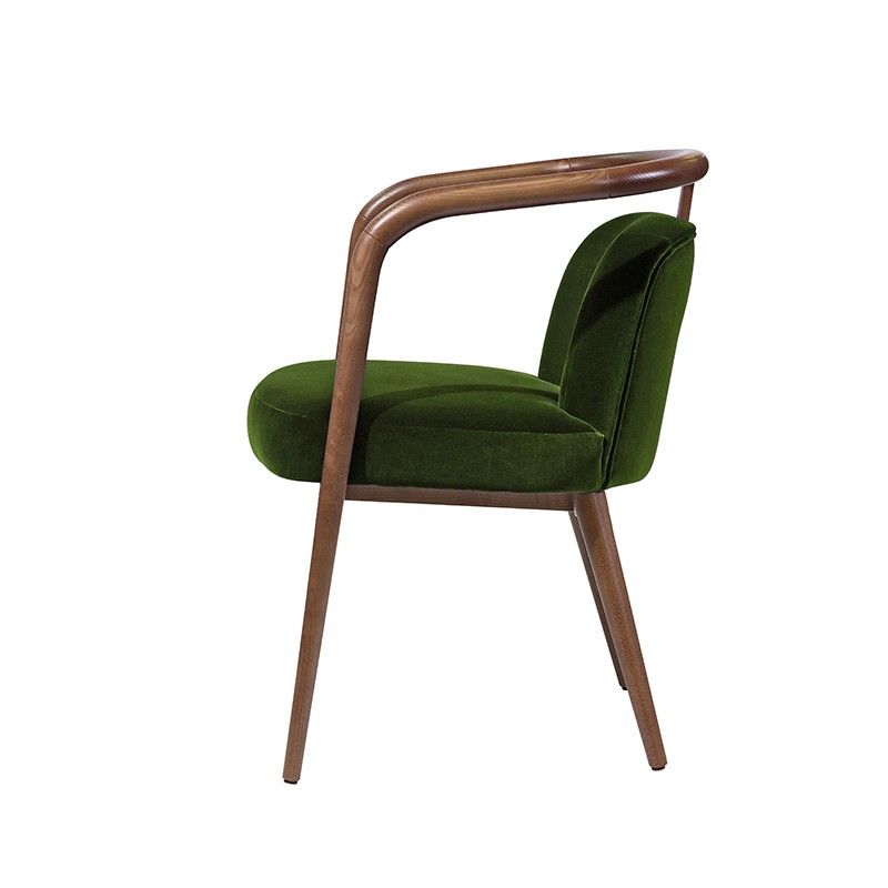 Essex Chair with arms-green JG HOME LIVING