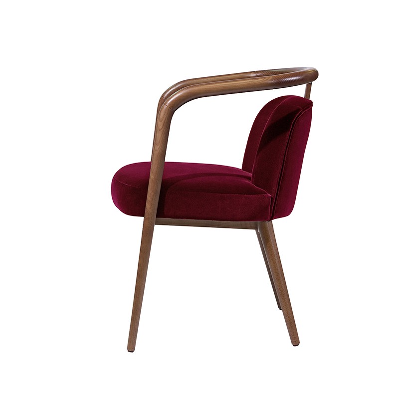 Essex Chair with arms-red JG HOME LIVING