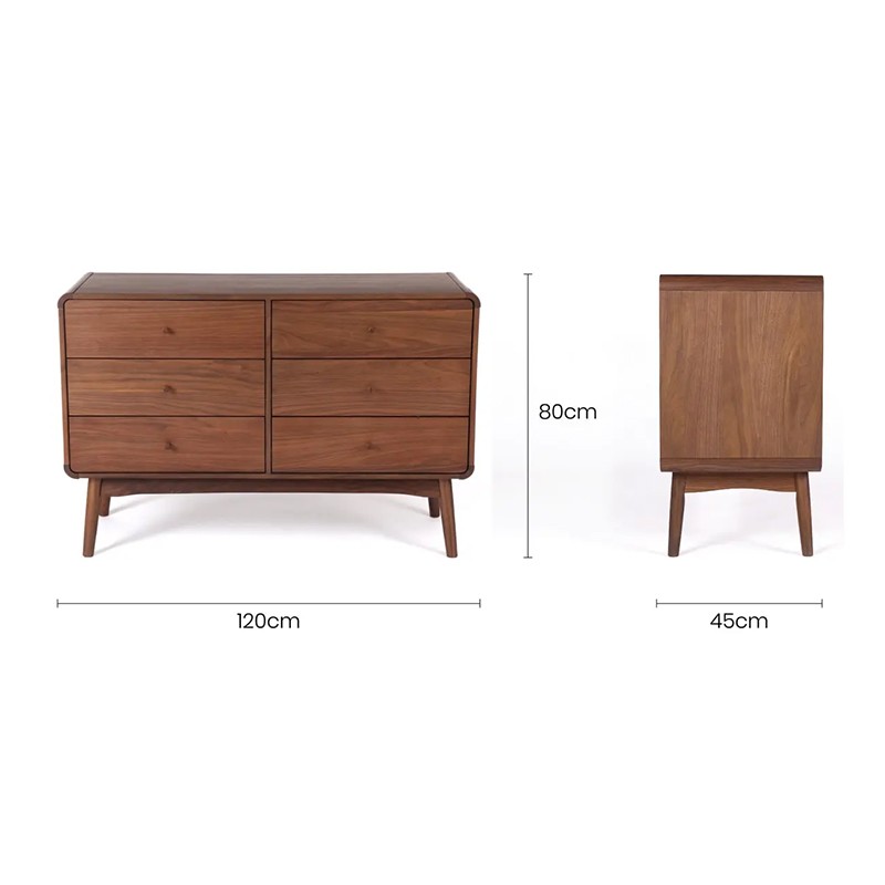 Bowen 6 Drawer Dresser  - Commune 