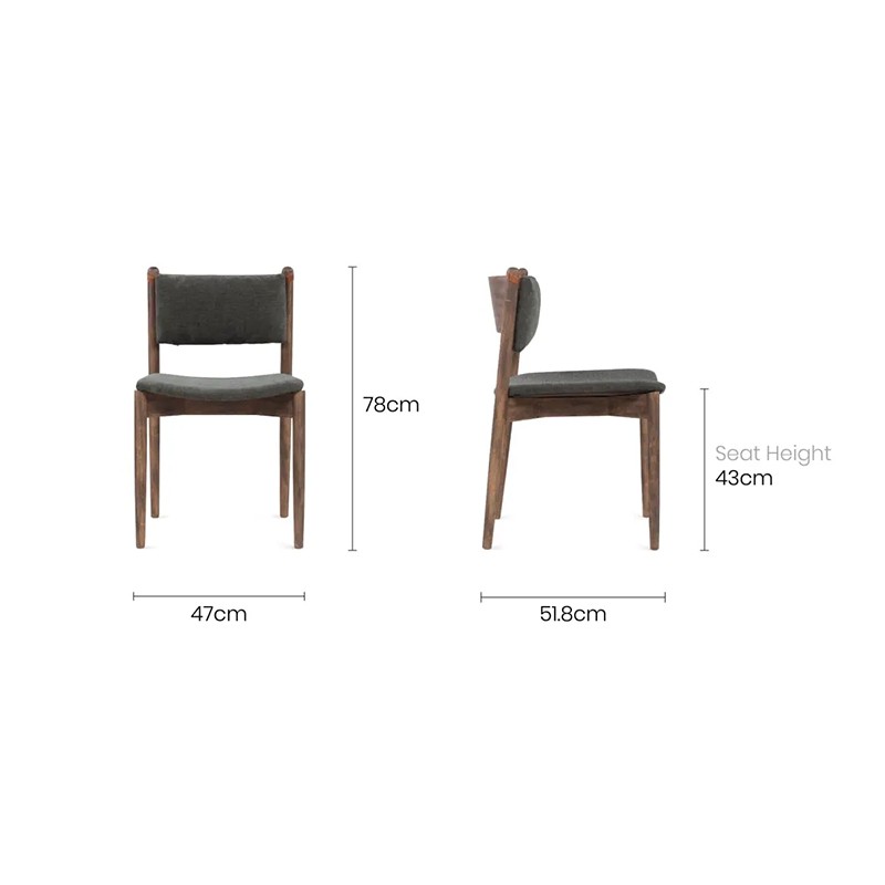 Bruno Side Chair  - Commune 