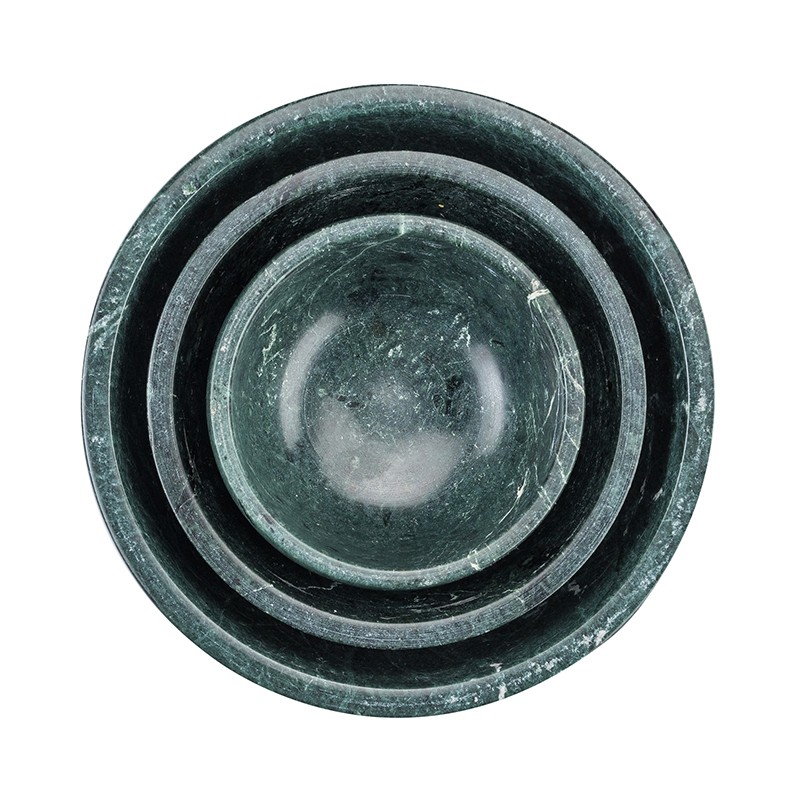 Marble Bowl Green Set of Three NikkisPride