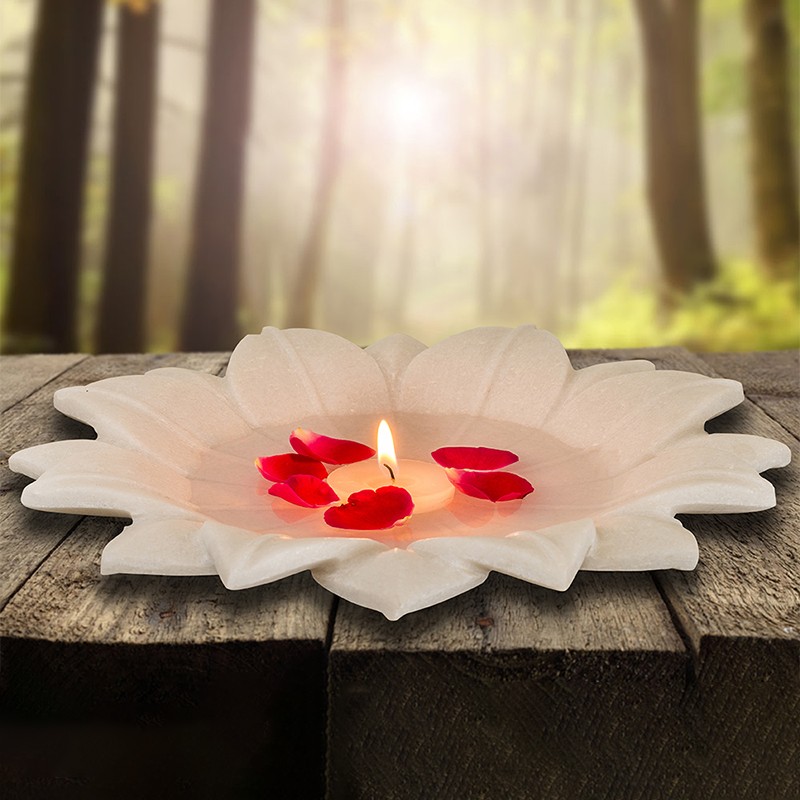 Marble Lotus Plate NikkisPride