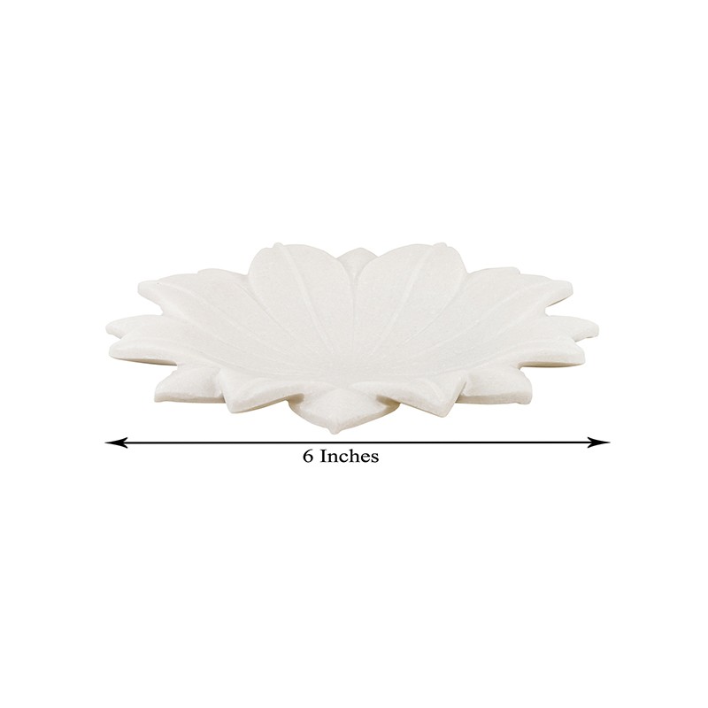 Marble Lotus Plate  - NikkisPride 