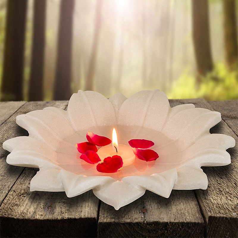 Marble Lotus Plate NikkisPride