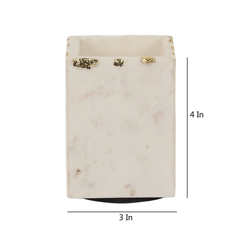 Marble Tumbler With Gold Foil Work  - NikkisPride 