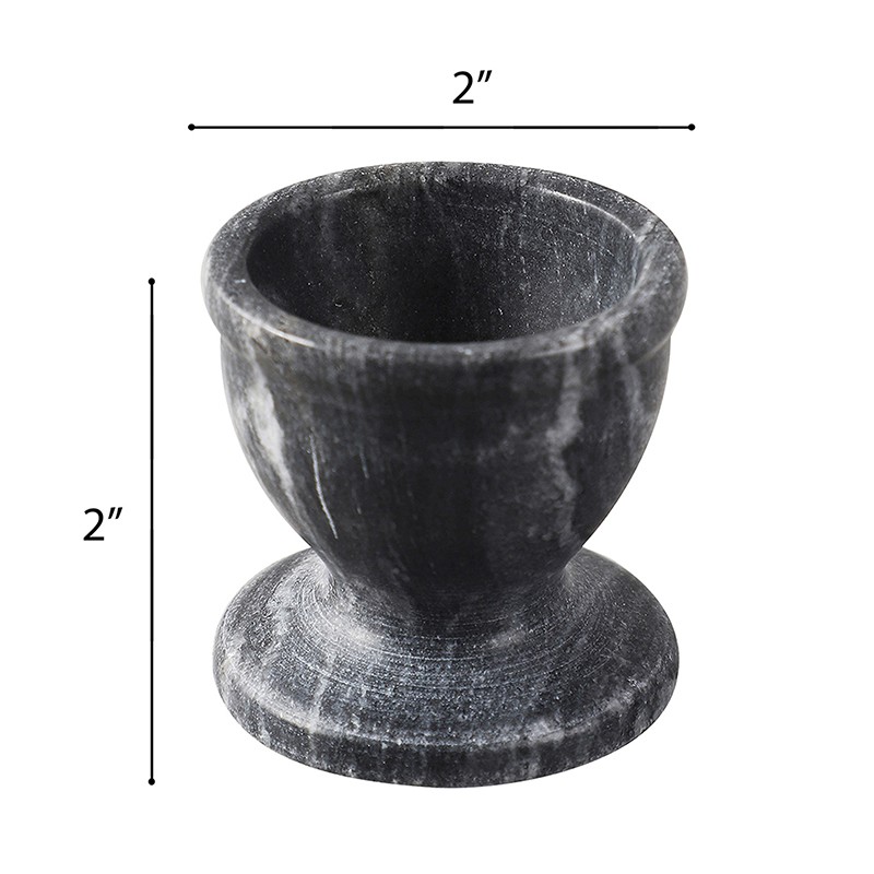 Marble Egg Keeper Gray Bhiaslana Set Of 2  - NikkisPride 