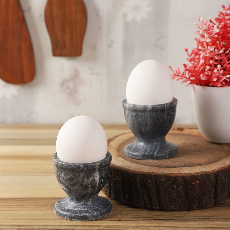 Marble Egg Keeper Gray Bhiaslana Set Of 2 NikkisPride