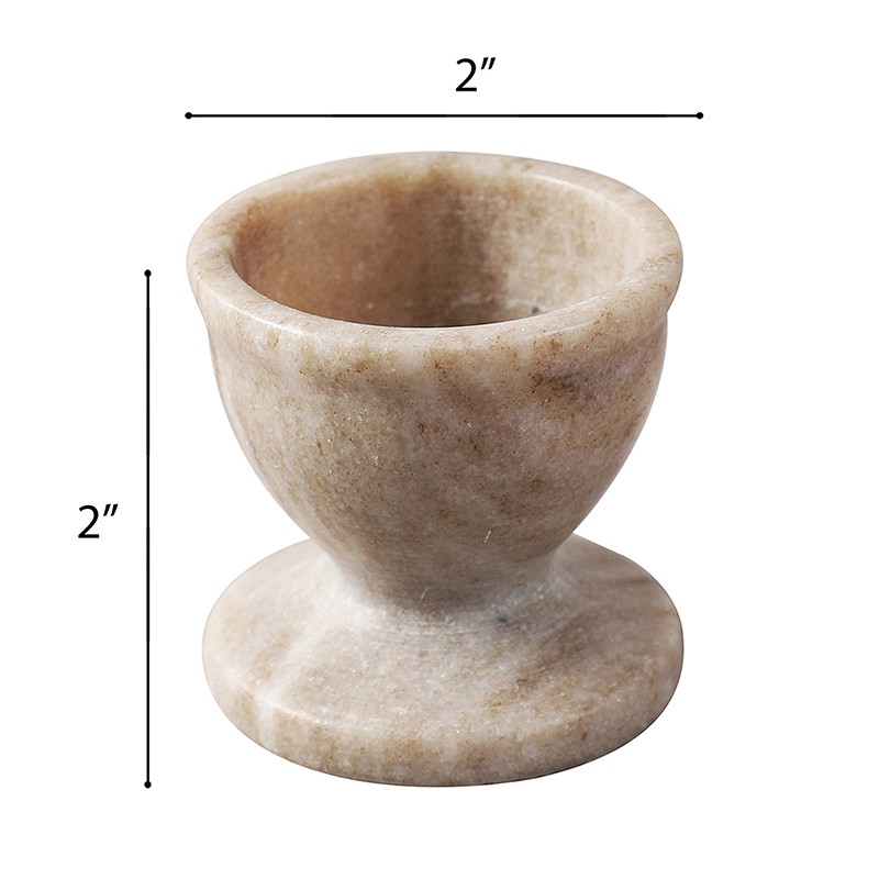 Marble Egg Keeper Bidasar Forest Brown Set of 2  - NikkisPride 