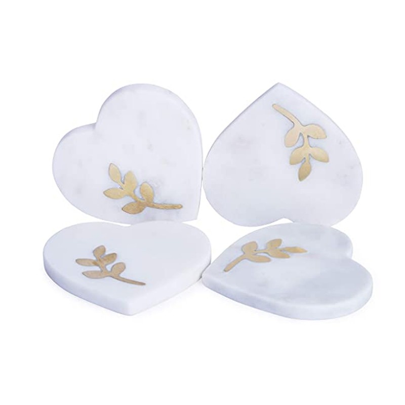 Heart Shape Leaf Set Of 4  - NikkisPride 