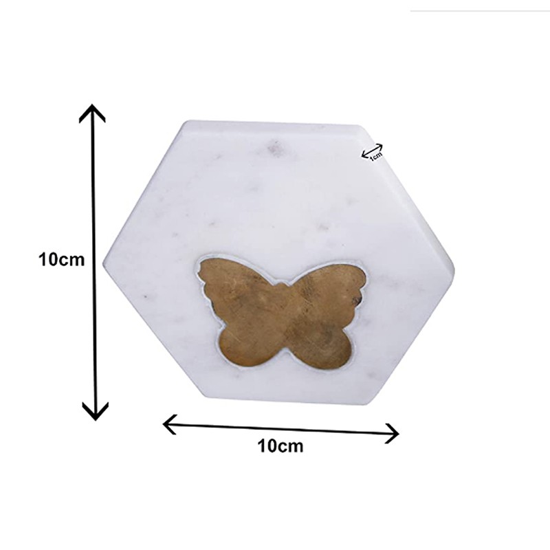 Hexagon Butterfly Set Of 4  - NikkisPride 