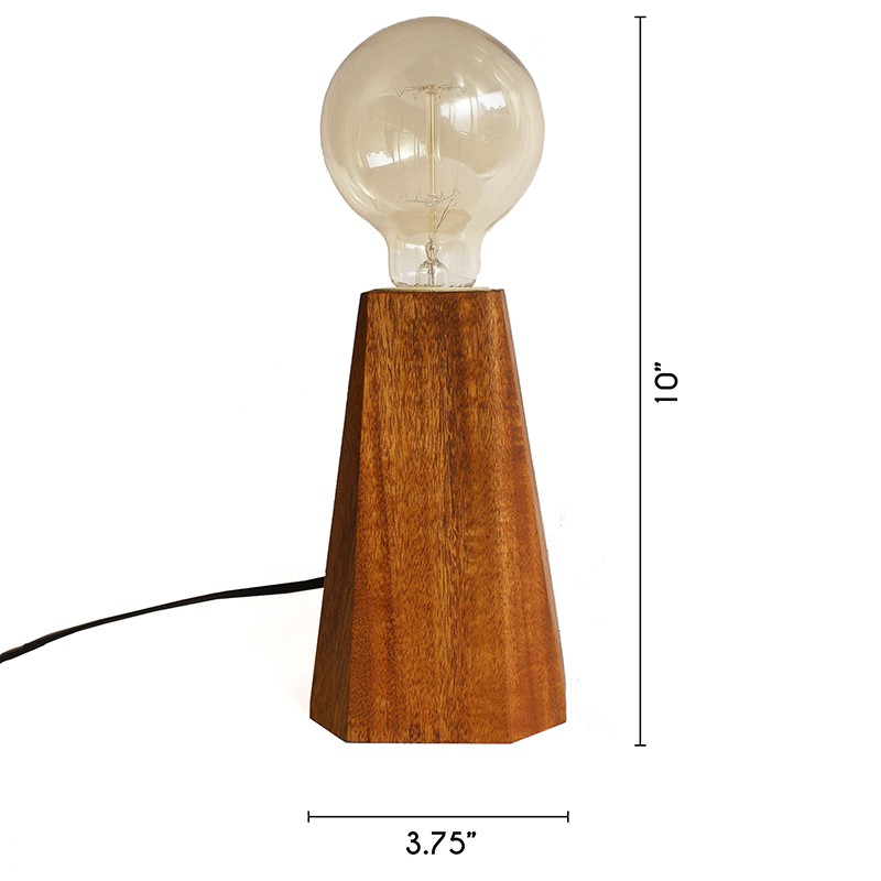 Faceted Pyramid Lamp  - Studio Indigene 