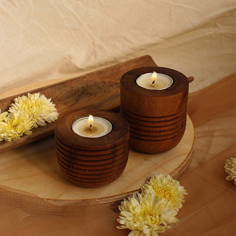 Bowl Tea-Lights Set of 2 Studio Indigene