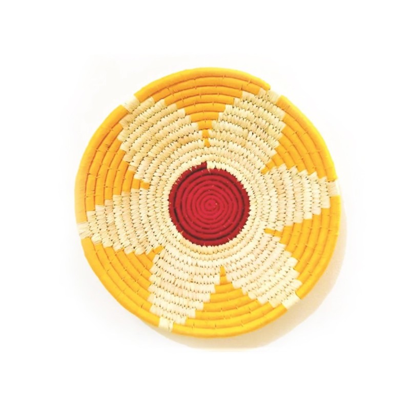 Multicoloured Woven Wall Basket - Set of 3  - Kalaghar 