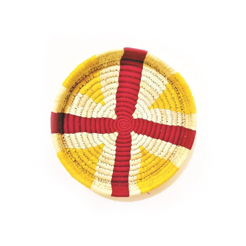 Multicoloured Woven Wall Basket - Set of 3  - Kalaghar 