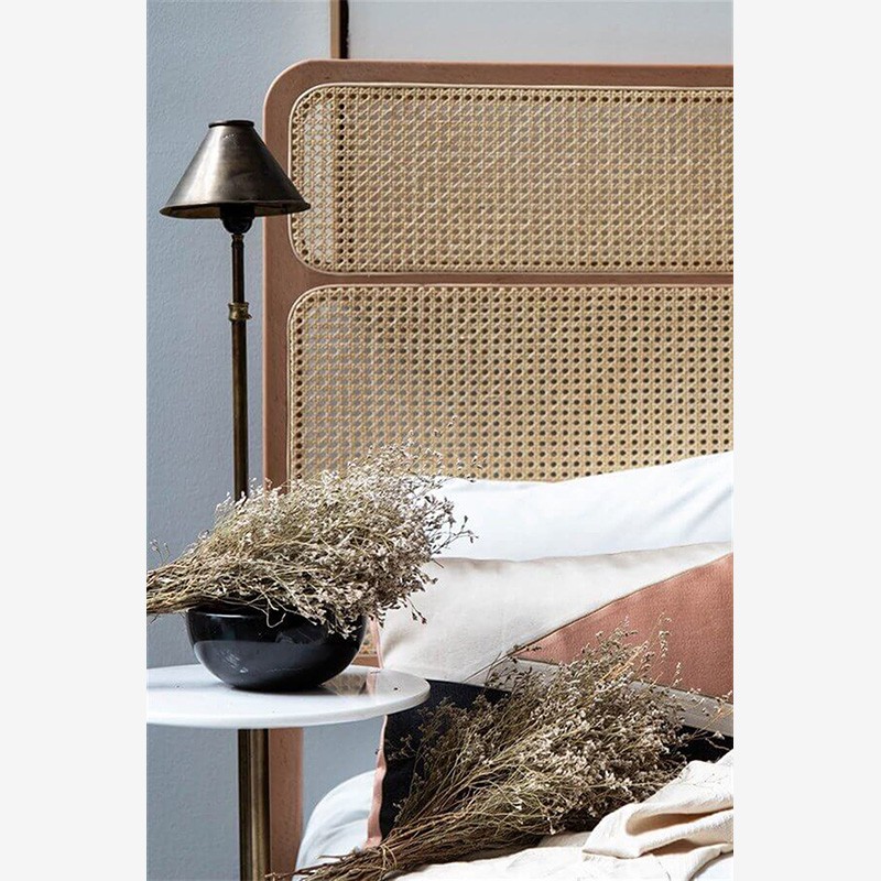 Black Rattan Headboard Lagu